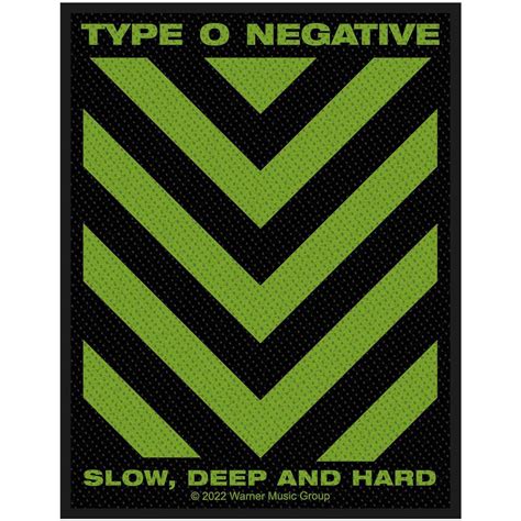 Type O Negative Slow Deep And Hard Patch Fuzz Bayonne