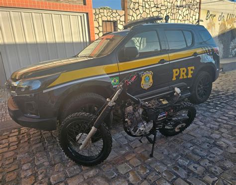 PRF apreende motocicleta adulterada em Areia Branca RN Polícia