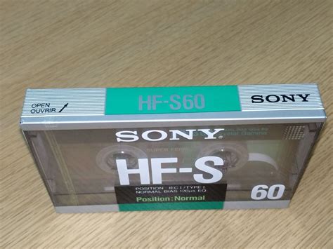 Rare Vintage Sony Hf S Audio Cassette Tape For Sale Online Ebay