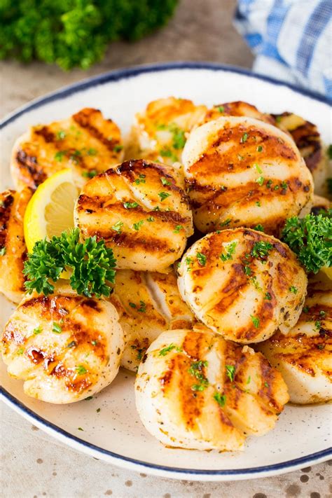 Barbecue Grilled Sea Scallops Recipe
