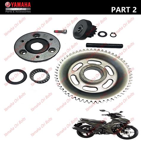 Yamaha Original Y Zr Y V V Starter Clutch Gear Shaft Washer Clip