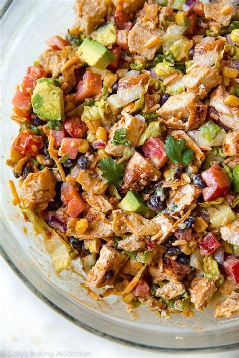 Southwestern Chopped Chicken Salad Sallys Baking Addiction