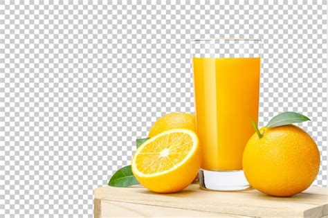 Suco De Laranja Fresco Em Uma Cesta Frutas Frescas Suco De Laranja Em