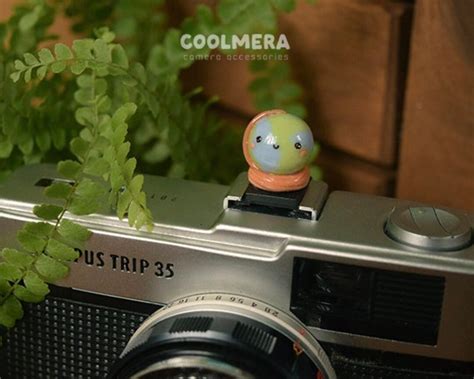 Camera Hotshoe Cover Tiny Miniature Mini Earth Cute Handmade From Clay Flash Cover Hot Shoe