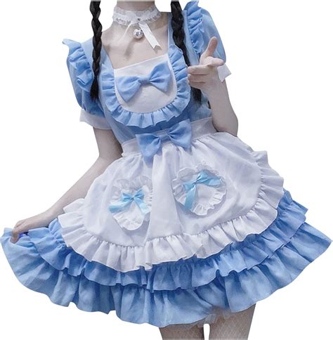 Amazon Women S Sexy French Maid Costume Anime Cosplay Lingerie Outfits Lolita Roleplay