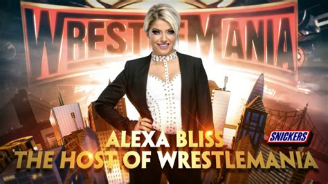 Wrestlemania 35 Alexa Bliss The Host Of Wrestlemania Official Match