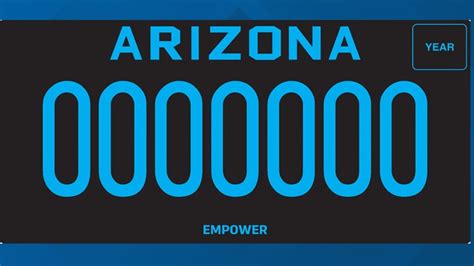 New Arizona Specialty License Plate Over 100 Options Available