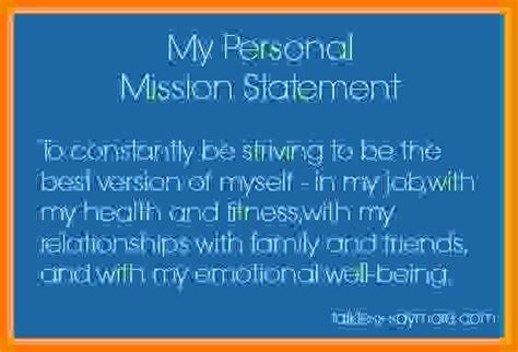 Personal Mission Statement Examples - AdamtinHuynh