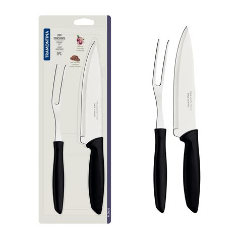 Tramontina Plenus 8 Piece Knife Set With Stainless Steel Blades And