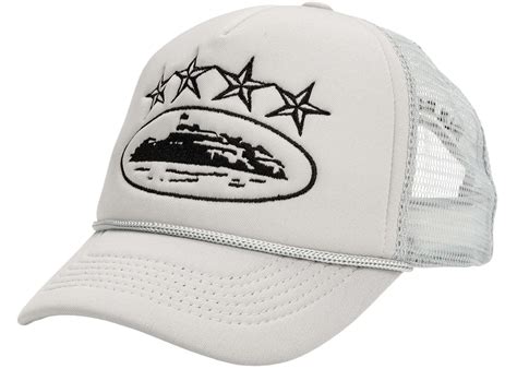Corteiz 4Starz Alcatraz Trucker Hat Grey - SS22 - US