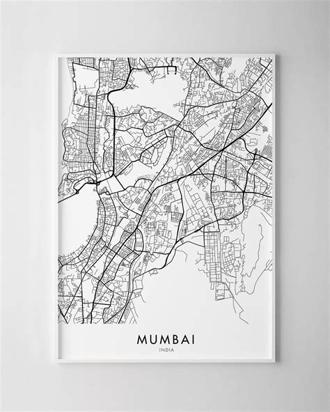 Mumbai Map Print - Chelsea Chelsea