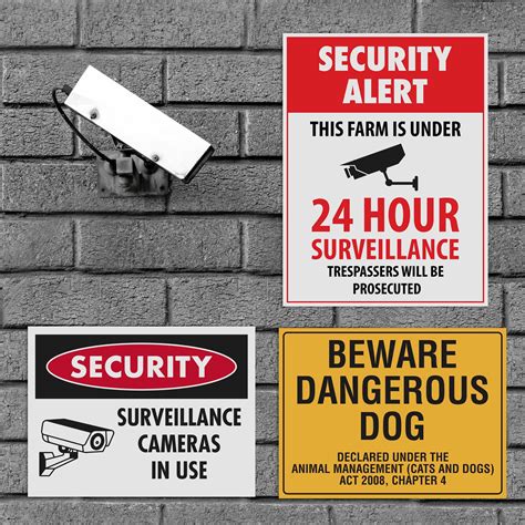 Security Signs | CCTV, Video Surveilance & Security Cameras in Use Sign