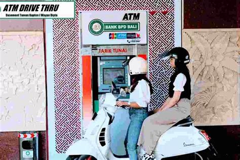 Bank Bpd Bali Cabang Gianyar Luncurkan Atm Drive Thru Layanan Pertama