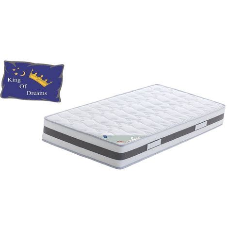 King Matelas 70x190 Trés Ferme Mousse à Mémoire de Forme 50 Kg m3 23