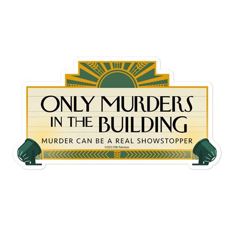 Only Murders In The Building Marquee Sticker | Shop Hulu