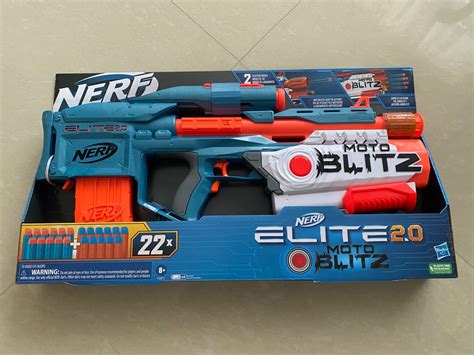 Nerf Elite 20 Motoblitz Blaster Hobbies And Toys Toys And Games On Carousell