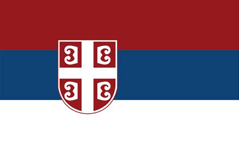 Simplified Serbian flag with darker colours : r/vexillology