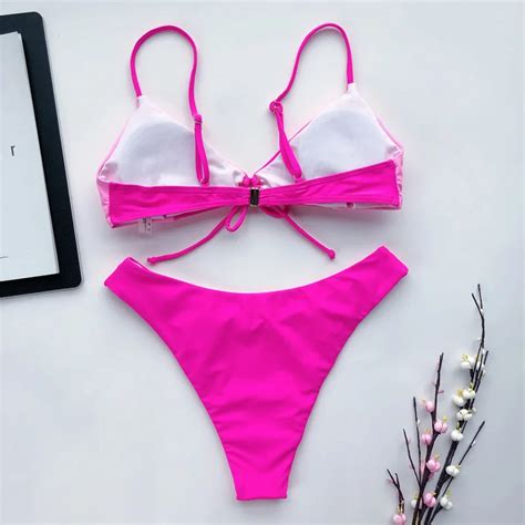 Factory Price Nylon Swimming Bathing Suit Patchwork Leopard Print Open Hot Girl Sexy Nude Bikini