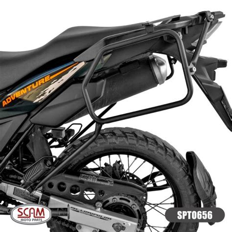 Suporte Afastador Alforge Lateral Scam Em Tubo XRE 300 Honda