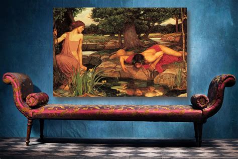 John William Waterhouse Echo And Narcissus Wall Art Etsy UK