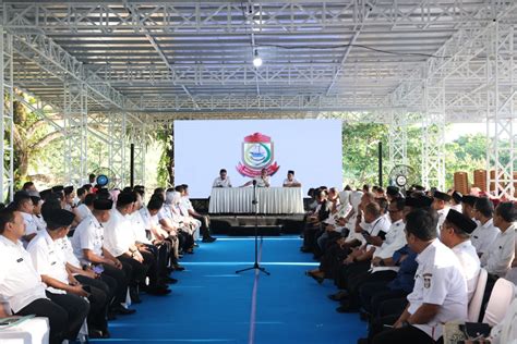 Seluruh Pimpinan Opd Camat Lurah Hadiri Rapat Pemantapan Hari Otda