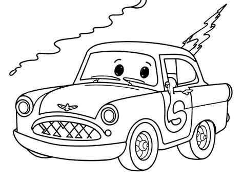 A drawing of a car with a car with the numbers 3 on it | Premium AI ...