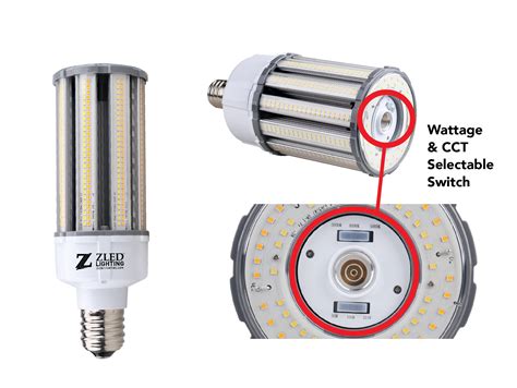 Ip Led Hid Replacement Corn Lamp Wattage Cct Selectable G