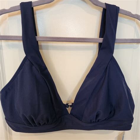 Cupshe Swim Cupshe Navy Blue Bikini Top Xl New Poshmark