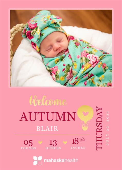 Welcome Autumn Blair! - Mahaska Health