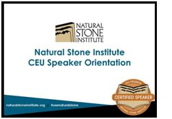 Natural Stone Institute Learn How To Become A Natural Stone Ceu