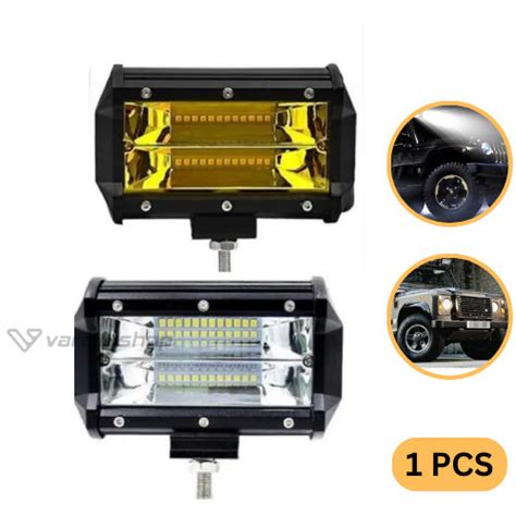 Jual LAMPU TEMBAK SOROT LED BAR CREE CWL 72W 24 MATA 2 SUSUN LED MOBIL