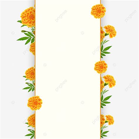 Orange Flower Wreath Hd Transparent, Orange Marigold Flower Wreath ...