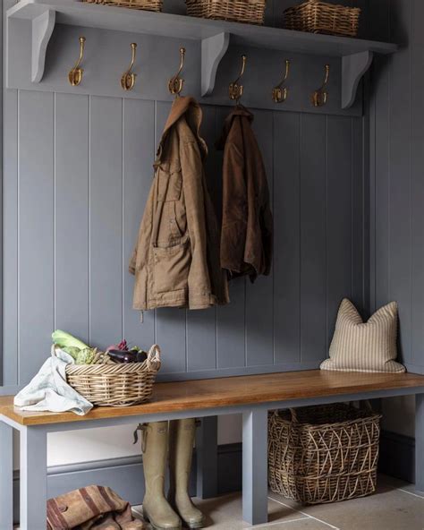 greene dark lead colour  hallway decor ideas