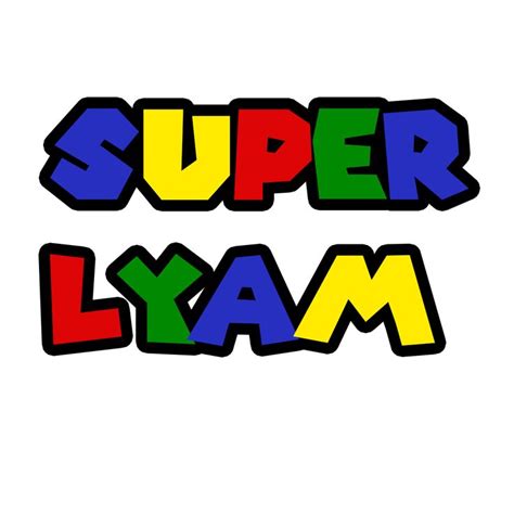 The Words Super Lym Are Painted In Different Colors And Shapes