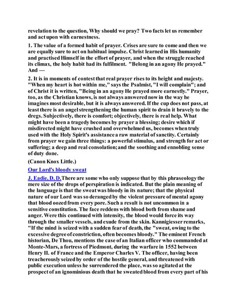 Jesus was sweating drops of blood | DOCX | Christianity | Religion