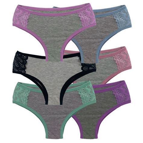 Kit Calcinha Algodão Renda Lateral Lingerie Femininas Shopee Brasil