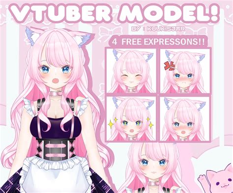 Custom Professional Live D Vtuber Model Illustration Etsy