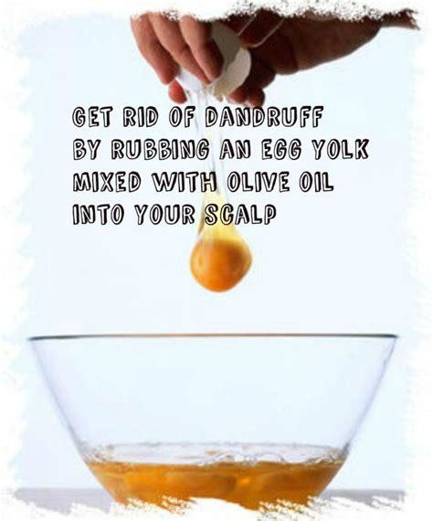 Banish Dandruff With An Egg And Olive Oil Natural Beauty Diy Natural