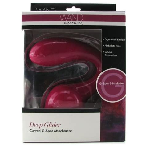 Wand Essentials Deep Glider Curved G Spot Attachment Sex Toys H