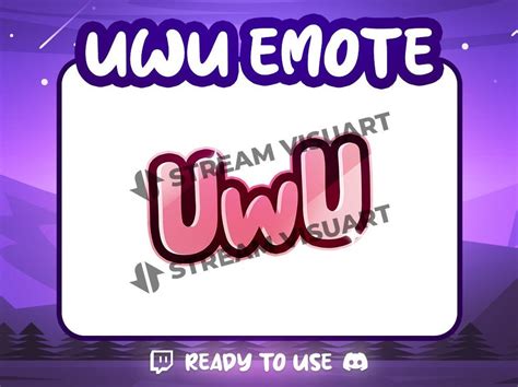 Express Your Feelings with UwU Emote - StreamersVisuals