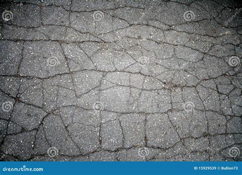 Cracked Asphalt Pavement Stock Image Image Of Rough 15929539
