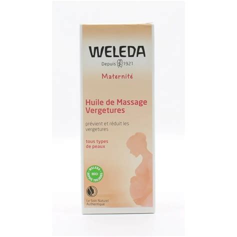 Huile De Massage Vergetures Weleda 100ml