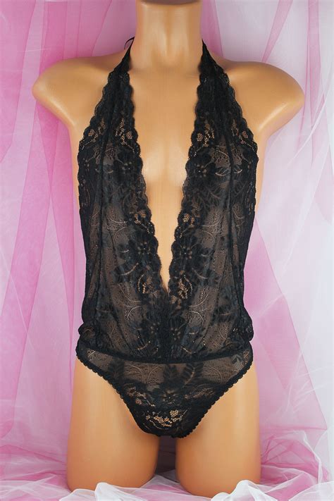 Lace Bodysuit Lingerie For Men ZaZaAtelier