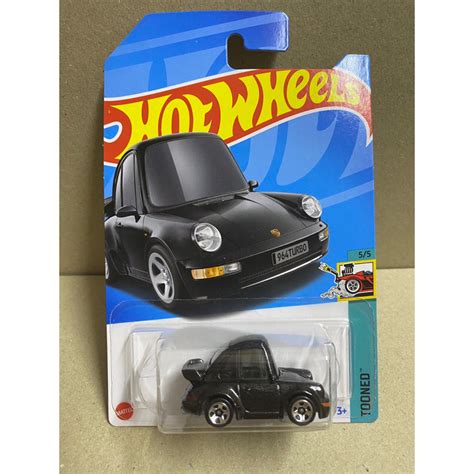 Hot Wheels Porsche Turbo Tooned Black Shopee Malaysia