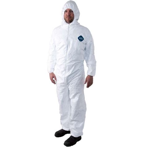 Dupont Tyvek Hazmat Coverall Suit Ty Svp Tejido Plano Tejidos