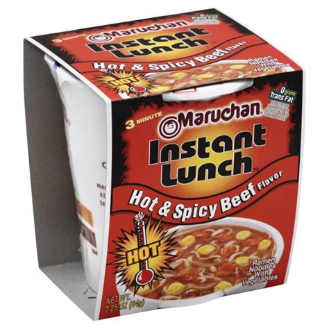 Maruchan Instant Lunch Ramen Noodle Soup Hot Spicy Beef Flavor Publix Super Markets