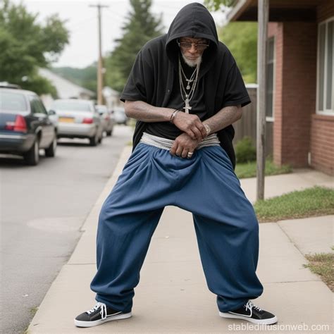sagging pants prompts stable diffusion