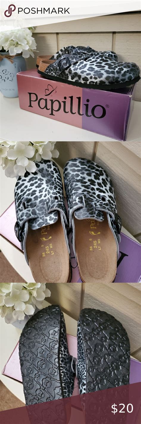 Papillio boston clogs, size 38 Papillio boston leopard print clogs ...