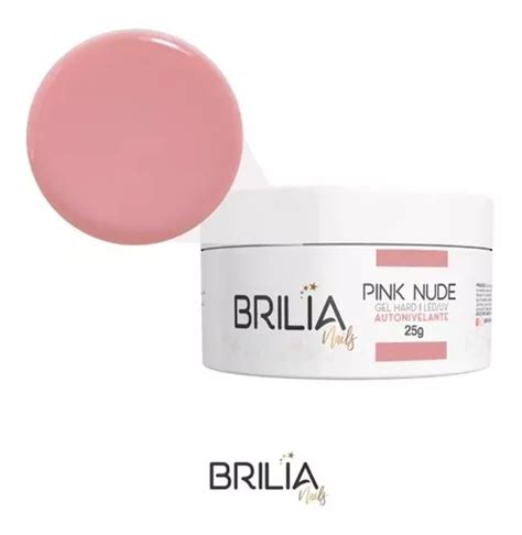 Gel Autonivelante Pink Nude Brilia Nails G Fibra De Vidro Mercadolivre