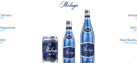 Sparkling Natural Mineral Water Perlage 4X330ml Sea Market